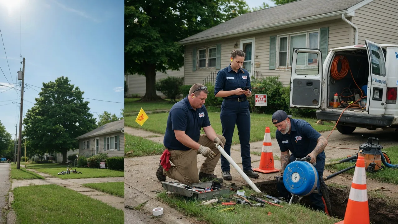 Sewer Line Repair in Pleasantville, OH near me